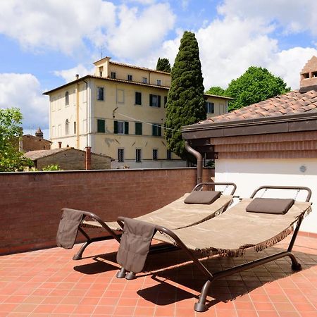 Ferienwohnung Luglie 360° Panoramic Terrace Siena Exterior foto