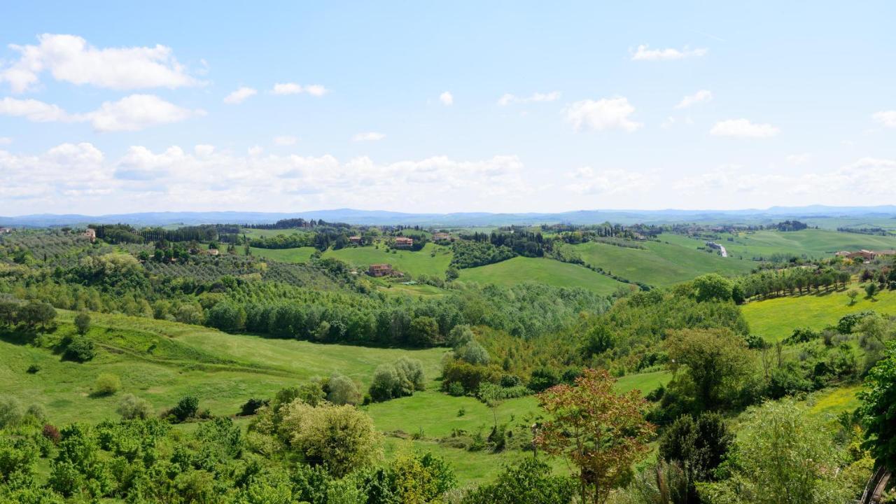 Ferienwohnung Luglie 360° Panoramic Terrace Siena Exterior foto