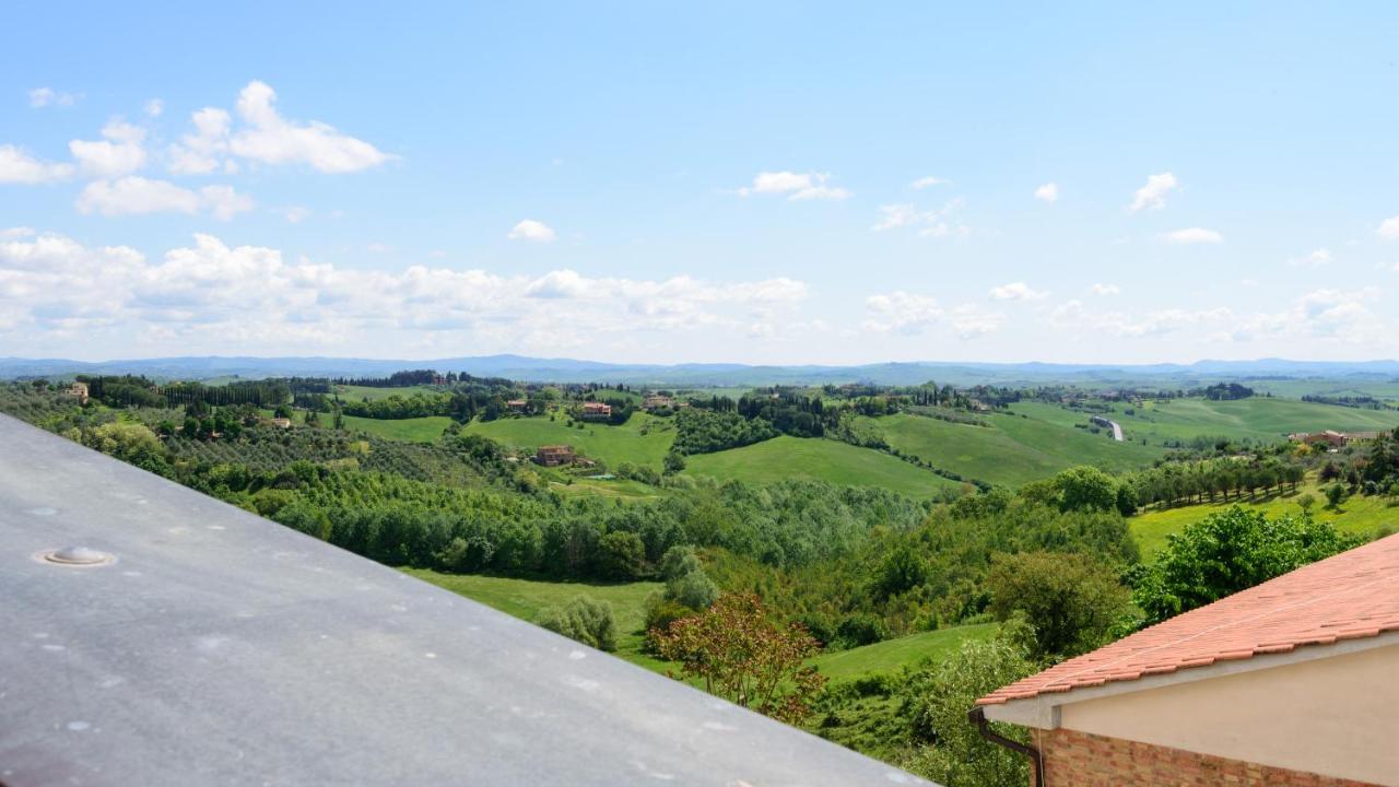 Ferienwohnung Luglie 360° Panoramic Terrace Siena Exterior foto